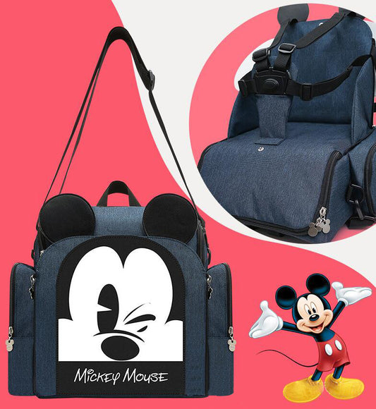 Sac à dos de soins pour maman et bébé Mickey mouse