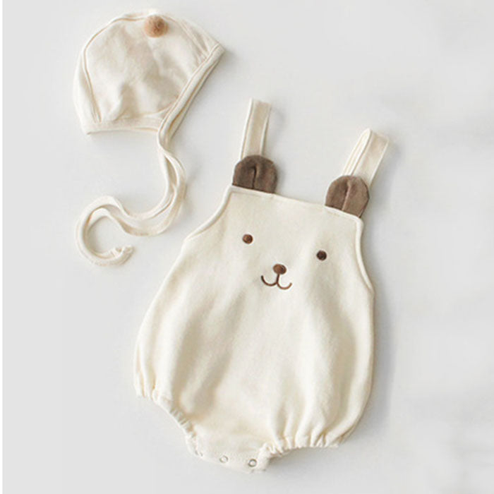 Peignoir sans manches en coton pour bébé